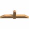 Ekena Millwork Eugene Smooth Timber Gable Bracket, Western Red Cedar, 60"W x 17"H x 5 1/2"D x 5 1/2"F, 7/12 Pitch GBW060X17X0606EUG00SWR - alternate 5